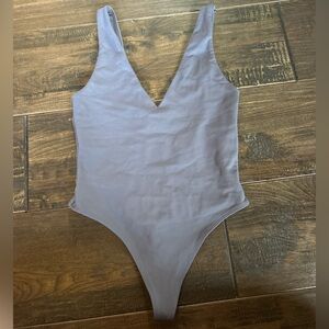 Aritzia Gray Bodysuit